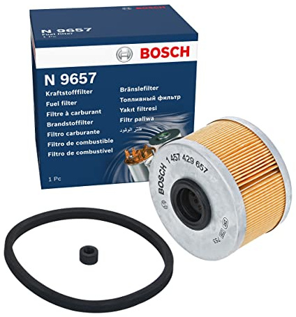 Bosch N9657 Car Diesel Filter - Replacement Filter | Separates Particles and Water from Fuel - Protects the Injection System