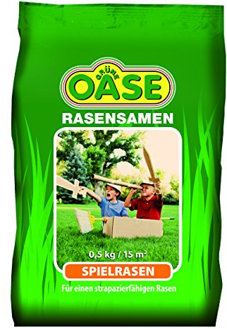 Grüne Oase Rasensamen GO-110 Spielrasen 0,5 kg, grün