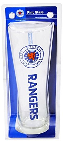 Rangers Peroni Style Pint Glass