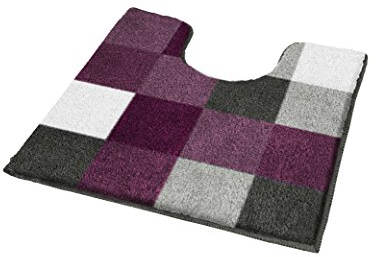 Kleine Wolke 5426407129 WC-Vorleger Caro, 55 x 55 cm, Old Rose, 4004478230477