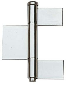 Cerniera ficcia 3 ali inox Aldeghi mm 14x140