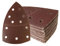 Prio-Schleifdreiecke │ 50 Stück │ 11-Loch │ 105 x 152 mm │ Korn 180 │ für Multischleifer │ Schleifblätter │ dreieckige Schleifpads │ Schleifpapier