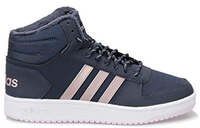 Adidas Hoops Mid 2.0, Unisex-Kinder Basketballschuhe, Blau (Legink/Vagrme/Trablu Legink/Vagrme/Trablu), 35 EU (2.5 UK)