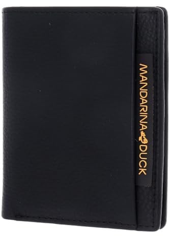 Mandarina Duck Herren Dual Reisezubehör-Brieftasche, Schwarz