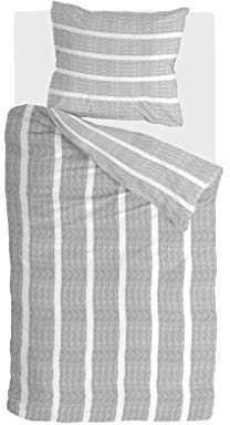 Walra Renforce Bettwäsche Stripe Along anthrazit