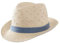 Magracy Chapeau de paille pour garçon - Protection solaire pour bébé - Chapeau de plage Fedora - Bleu - Small