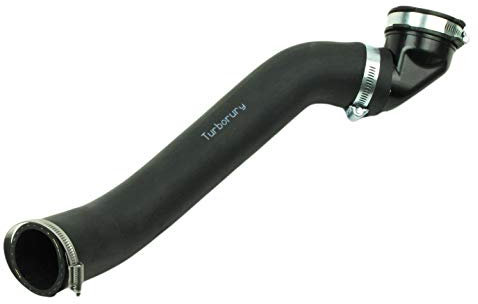 TURBORURY Compatible/repuesto para manguera de intercooler Turbo Ford Focus II Focus C-MAX C-MAX 1.6 TDCi 14 96 240 1496240 6M51-6K863-HB 6M51-6K863-HA 6M51-6C646-WB 6M51-6C646-WC