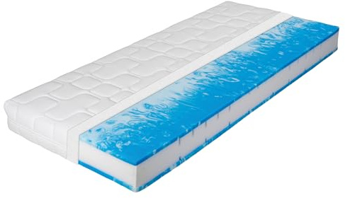 BeCo Matratze 80x200 cm Duo Gel Comfort Komfortschaummatratze H2, Oeko-TEX Standard 100, Testsieger in Haus & Garten: SEHR GUT 1,3 (Heft 01/2019), Made in Germany, 100 Nächte Testschlafen