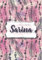Sarina: Notizbuch A5 | Personalisierter vorname Sarina | Geburtstagsgeschenk für Frau, Mutter, Schwester, Tochter ... | Design: Boho federn | 120 Seiten liniert, Kleinformat A5 (14,8 x 21 cm)