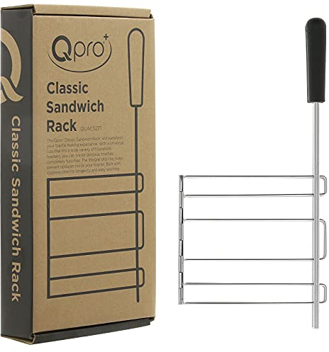 Qpro Sandwich Cage Compatible with Dualit Classic Toasters Sandwich Cage to Make Toasted Sandwiches in Your Dualit Toaster Sandwich Cage with Drip Tray Ideal Sandwich Toastie Maker Accessories