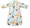 MIKAFEN Baby Winter Schlafsack Kinder Schlafsack 3.5 Tog Schlafsaecke aus Bio Baumwolle Verschiedene Groessen von Geburt bis 4 Jahre alt (S:Höhe 60cm-75cm/3-7Monate,Tierwelt)