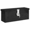Gecheer Werkzeugbox Werkzeugkästen Werkzeugkiste Aufbewahrungsbox Alubox Transportkiste Transportbox Truckbox Schwarz 50x20,5x15 cm Aluminium