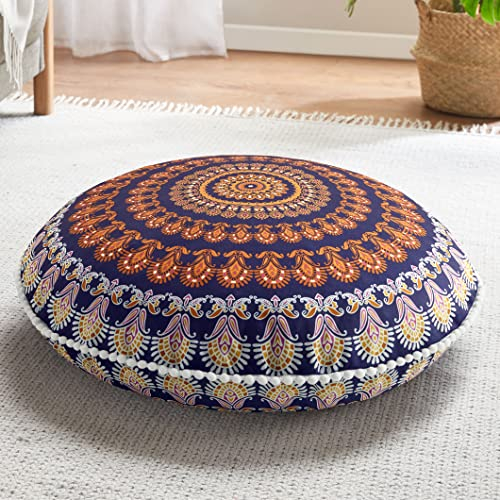 Codi 81,3 cm Bodenkissen, großes Meditationskissen für Erwachsene, Gelb