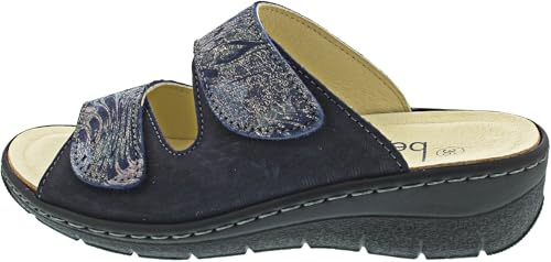 Belvida Damen Pantolette in Blau, Größe 42