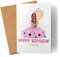 Kiddle-Design Personalisierte Geburtstagskarte für Mädchen und Frauen - Geschenk für 12 13 14 16 und 18 Geburtstage Karte Geldgeschenk