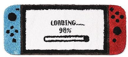 Gamer Controller Area Fluffy Soft Rugs Non-Slip Bedroom Gaming Bedside Blanket Gaming Room Floor Mat Sofa Window Cushion Teenage Child Boy Game Rectangle Console Big Rug (Carpet2,40*120cm)