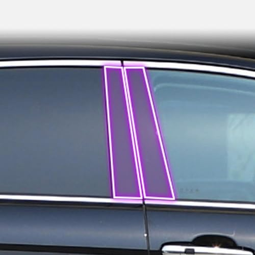 JCAKES Auto PF Lack Schutzfolie Kratzfest Fensterpfosten Transparente TPU Folie, für rote Banner H7 2018-2023