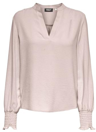 ONLY Onlmette V-Neck Ls Smock Top Noos WVN