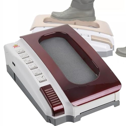 Machine De Nettoyage De Semelles De Chaussures Autonettoyante,Polisseuse De Chaussures à Induction Rechargeable,Machine De Cirage Chaussures Multifonction,Artefact De Lavage De Portes Chaussures,Red