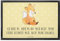 Mr. & Mrs. Panda 50 x 75 cm Fußmatte Fuchs Multiple Sklerose - Geschenk, MS, Fußmatte Outdoor, Eingangsteppich, Haustürmatte, Fußmatten, Fußabtreter,