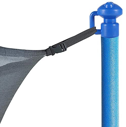 Trampolin-Ersatzteile, Trampolin-Gehäuse-Stangenkappe, 8-TLG., Blaue Trampolin-Endkappe, PP-Kunststoff, Ersatz-Trampolin-Zubehör, 2,5 cm Durchmesser, für Stangen, 16er-Set