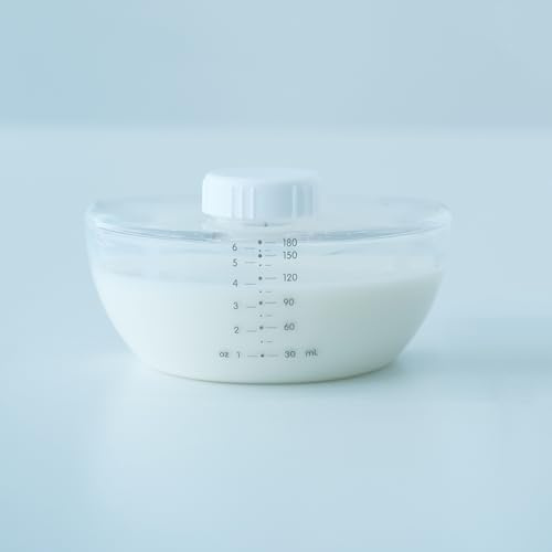 Horigen Botellas de almacenamiento de leche materna portátiles E4 con tapa de botella, compatible con extractor de leche portátil