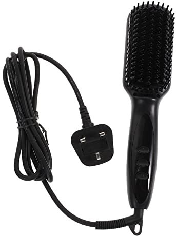 Healvian Cepillo Alisador Multifuncional Para Cabello y Ajustables Pantalla Lcd Herramienta De Para Hombres