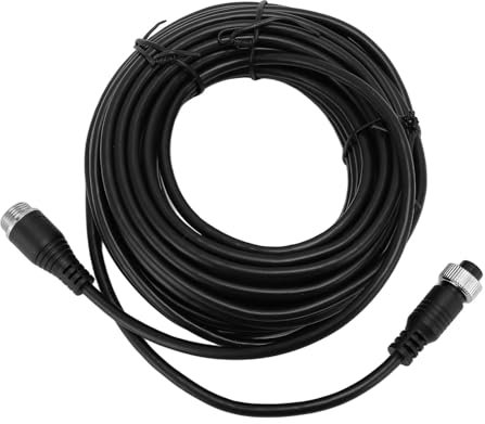 Rückfahrkamera-Kabel, 4-poliges Dash-Cam-Auto-Recorder-Kabel, Verlängerungskabel für LKW, Anhänger, Bus, Wohnmobil, Einparkhilfe, CCTV-Systeme, Wasserdicht, Stoßfest (15 m / 49,2