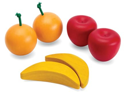PlanToys Fresh Produce Set A (Apple, Orange & Banana)