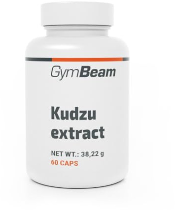 GymBeam Kudzu-Wurzelextrakt Kapseln - Hormon Balance & Anti Aging Frauen, 500mg Pueraria Lobata, 10% Isoflavonen, 10:1 Extrakt, für Veganer, unterstützt Hormon Balance & Wohlbefinden, 60 kaps