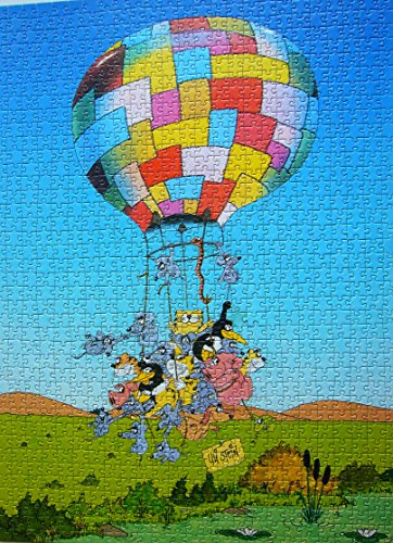Schmidt Spiele - Uli Stein, Ballonfahrer, 1000 Teile Puzzle