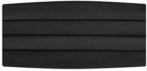 Black Satin Mens Cummerbund
