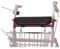WERKMEISTER Rollator Kissen 38x20x5 cm - Baumwollmischung - Modern - Erwachsener