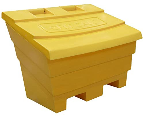 6 Cu Ft Grit Bin - Yellow