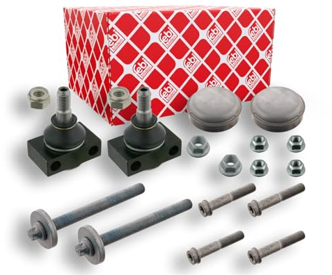 febi bilstein 31990 Traggelenksatz mit Anbaumaterial, 1 Stück | Kompatibel mit: SMART CABRIO, CITY-COUPE, FORTWO Cabrio, FORTWO Coupe, ROADSTER, ROADSTER Coupe