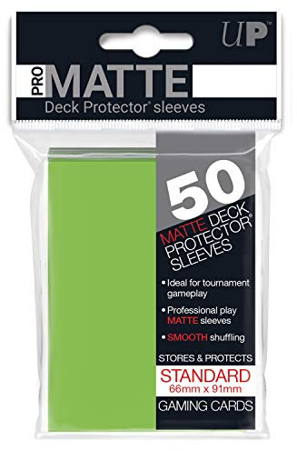 Ultra Pro SLEEVES 50 d12 Card Game (Lime Green)
