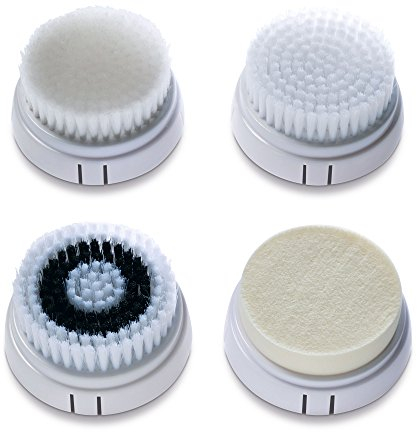 Bellissima, Ersatzbürsten-Set für Gesichtsreinigungsbürste, geeignet für normale und empfindliche Haut, 4 unterschiedliche Reinigungsbürsten, zum Massieren, Glätten und Hydratisieren der Haut
