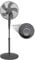 Knight 16 Pedestal Stand Fan with Rotary Knob | Round Base | 140cm Adjustable Height | 3-Speed Setting | Heavy Round Base | Oscillating & Tilting Head | Matt Grey | Patent Design
