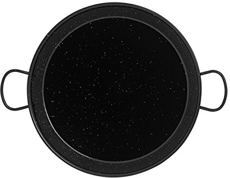 Imex El Zorro El Zorro 63028-Paellera, Esmaltado, Negro, 60 cm