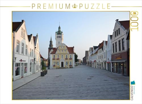 CALVENDO Puzzle Rathaus & Marktplatz - Verden/Aller | 1000 Teile Lege-Größe 64 x 48 cm Foto-Puzzle für glückliche Stunden