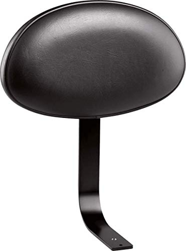 K&M 14032 Rückenlehne für Drummersitze und Stehhilfen - Schwarz, Stahl, Kunstleder - ovale Lehne für Musiker