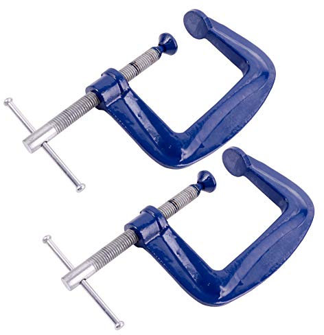 2X Cast Iron 4 G Clamps - Joinery/Welding C Grip Vice Tools