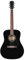 Fender Akustikgitarre, CD-60 Dreadnought V3 klassisches Design mit abgerundetem Griffbrett aus Walnussholz und Saiten aus legiertem Stahl, glänzendes schwarzes Finish, Fichtendecke, inklusive