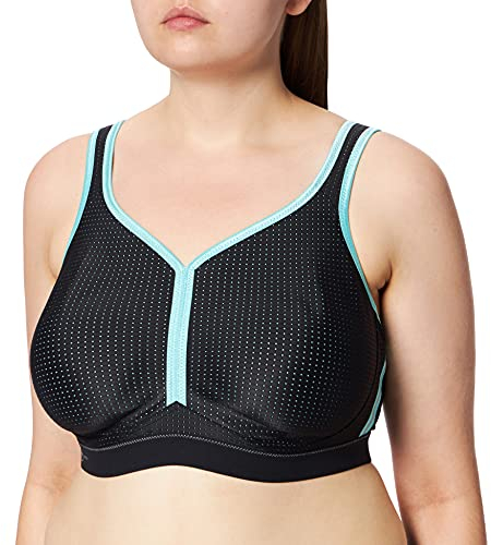 Anita Sport-BH 5566 Gr. 90 C in schwarz/Pool Blue