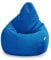 Loft 25 Fauteuil Pouf Gamer | Siège Pouf Salle De Séjour Intérieure Extérieure | Etanche | Conception Ergonomique pour Le Soutien du Corps | Nettoyage Facile | Confortable (Pouf, Marocain Bleu)