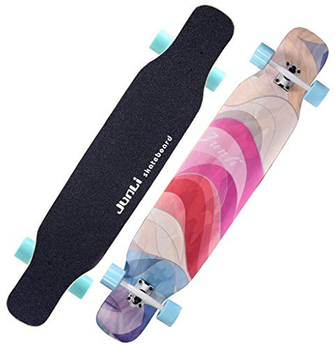 YEENUO Kids Skateboards Long Boards Skateboard Komplette Skateboards 46 '' x 9 '' - Standard Skateboards für Anfänger Starter Kinder Jungen Mädchen Teenager - Maple Cruiser Pro Skate Board Lager