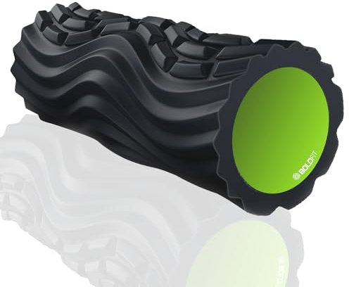 Boldfit Foam Roller for Exercise Gym & Back Pain Deep Tissue Massage Foam Rollers for Muscles and Knee Exercise High Density Stick For Physical Therapy for Muscle Recovery And Flexibility