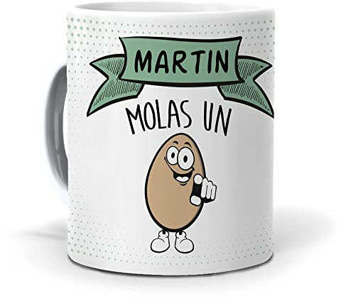 Taza Martin molas un Huevo. Cerámica AAA - 350 ml.