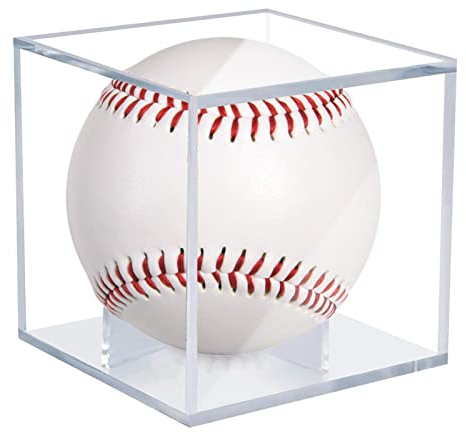 Baseball-Vitrine Transparenter Acryl Vitrine Acryl Vitrine Schaukasten Für Baseball Baseballbox