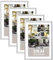 Close Up Bilderrahmen 4er Set DIN A4 (21 x 29,7 cm) | Kunststoff weiÃƒþ mit Rückwand und Aufsteller | PVC-Scheibe (unzerbrechlich) Profilbreite 12 mm